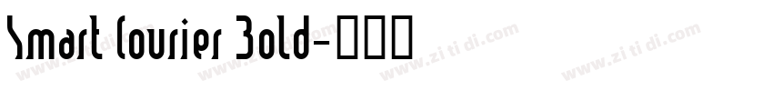 Smart Courier Bold字体转换